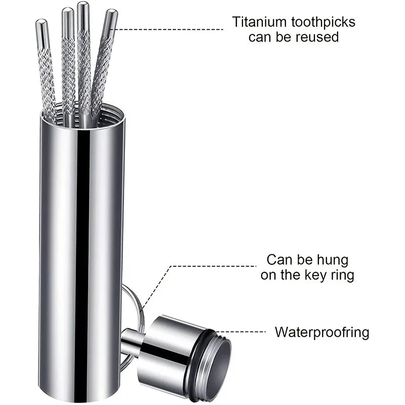 GleamPick - Reusable Stainless Steel Oral Care Set