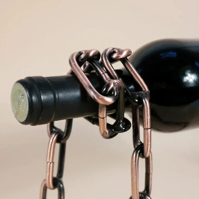 Hanging Chain Rack - Wine Bottle Holder